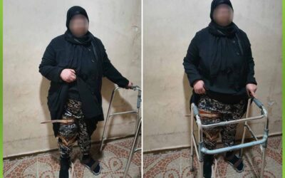 الافريقية تساعد امرأة مُعيلة بجهاز شلل