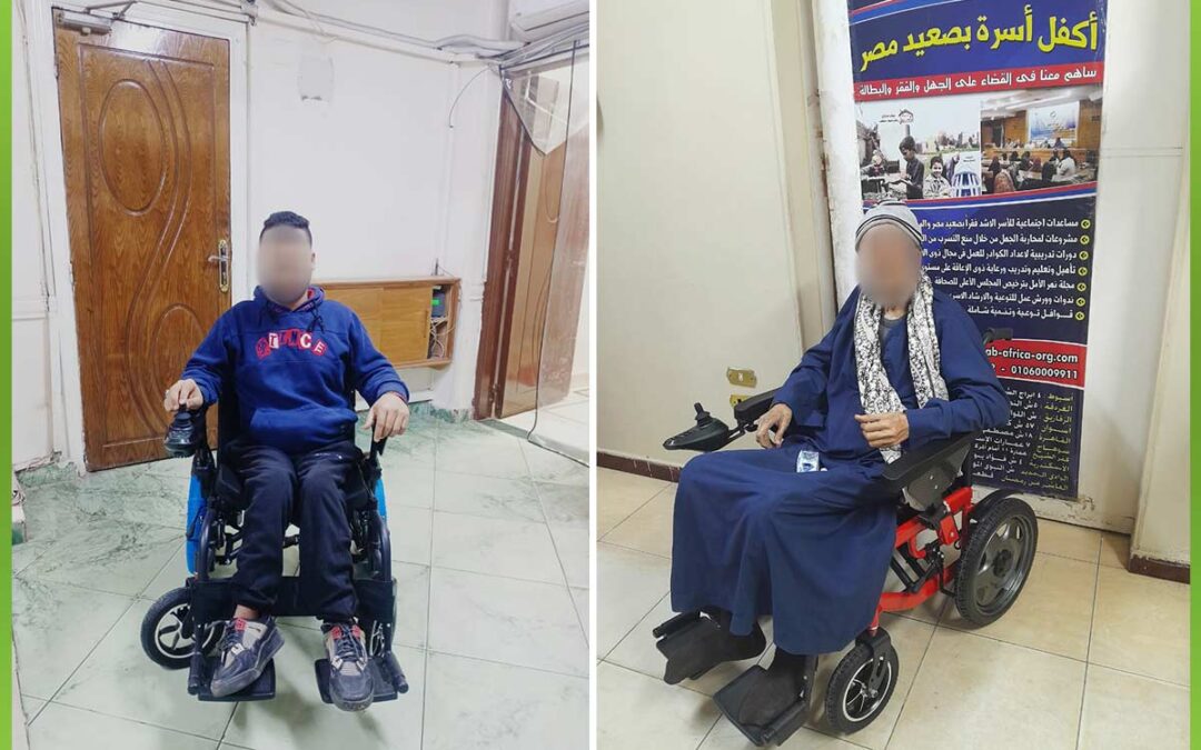 الافريقية توفر كراسي كهربائية للغير قادرين عن الحركة