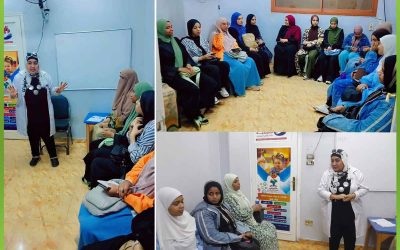 فاعليات دورة التدريب العملي التأسيسي في التخاطب وتنمية المهارات بجامعة أسوان