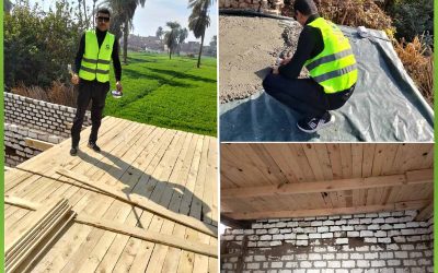 الافريقية تساعد الأسر الغير قادرة بتركيب أسقف