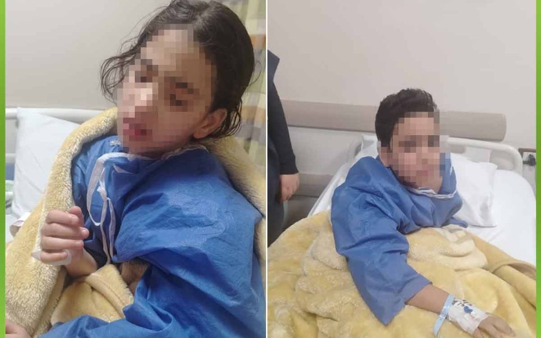 الأفريقية تساعد طفلين في إجراء عملية لوز ولحمية