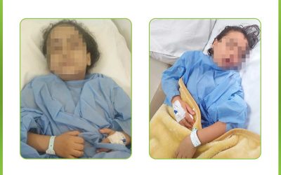 الافريقية تساعد في اجراء عمليات استئصال لحمية ولوز لطفلتين
