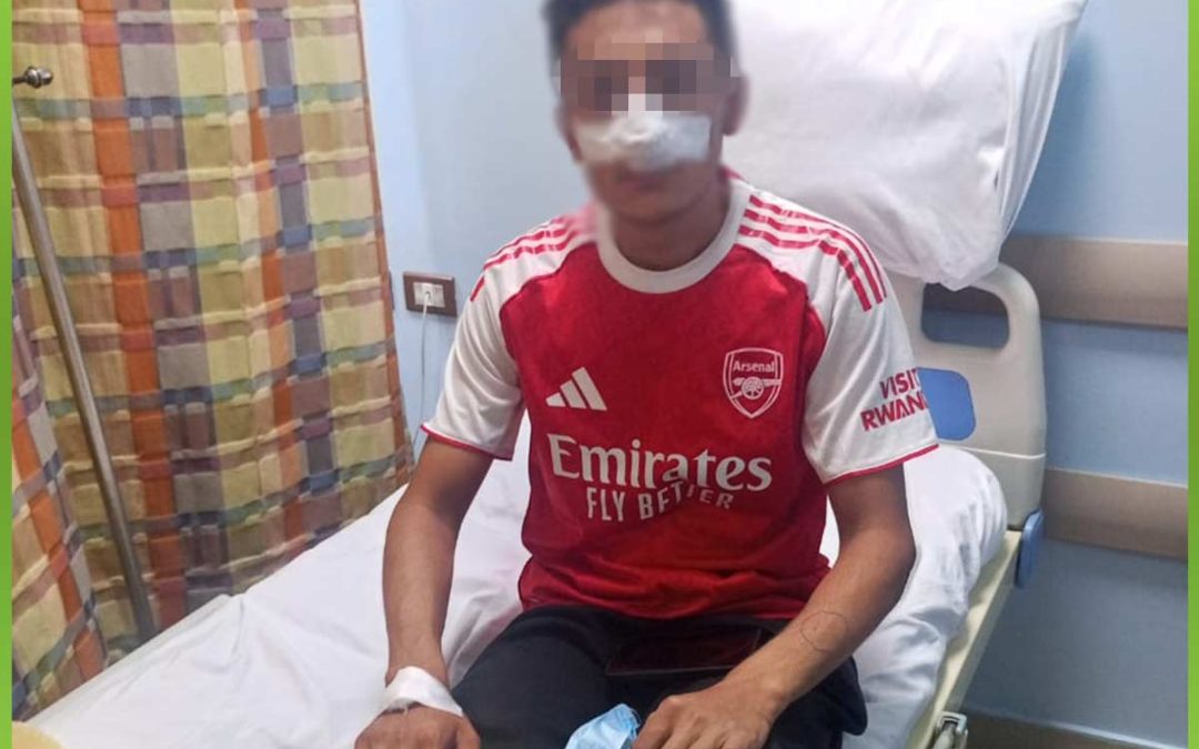 إجراء عمليه تقويم حاجز انفي واستئصال غضاريف بالمنظار لشاب غير قادر