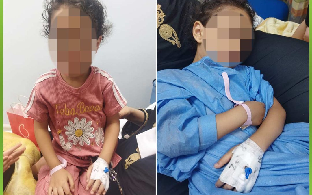 دعم طبي لطفلة وإجراء عملية استئصال اللوز واللحمية