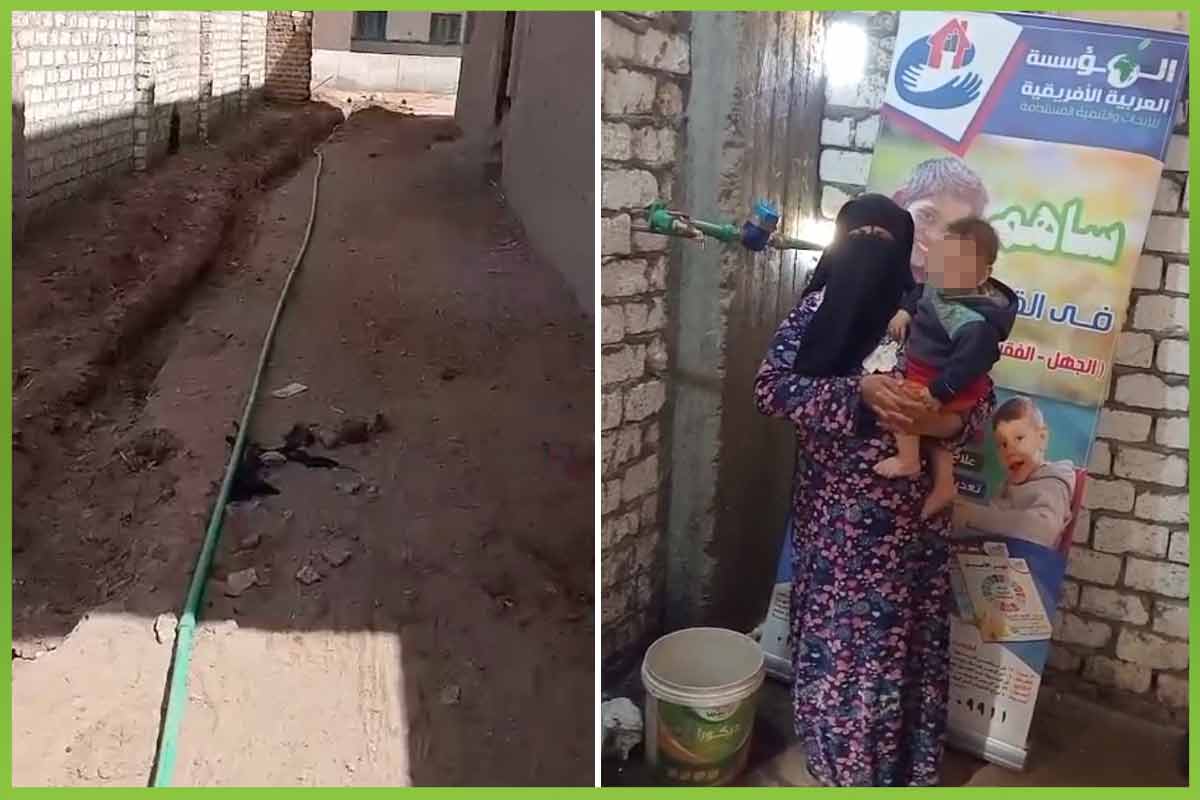 Al-Afriqiya contributes to the provision and delivery of drinking water. المؤسسة العربية الافريقية
