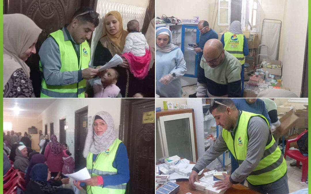 مشاركة المؤسسة العربية الافريقية في القافلة الطبية المجانية بمستوصف دار الحبيب الخيرى بسوهاج
