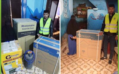 الافريقية تُدخل الفرحة علي قلب عروسة بتوفير الاجهزة الكهربائية