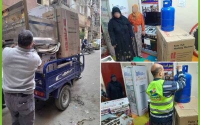 الافريقية توفر اجهزة كهربائية لعرائس غير قادرة بمناسبه شهر رمضان