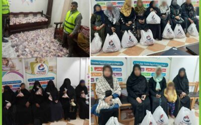 الافريقية توزع لحوم ومواد غذائية علي الاسر الاشد احتياجا بمناسبة شهر رمضان
